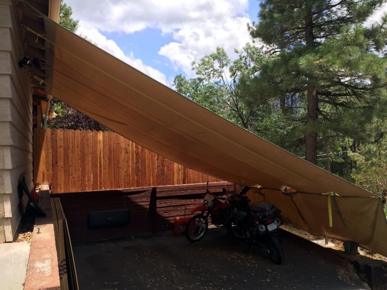 Vinyl Tarp Carport
